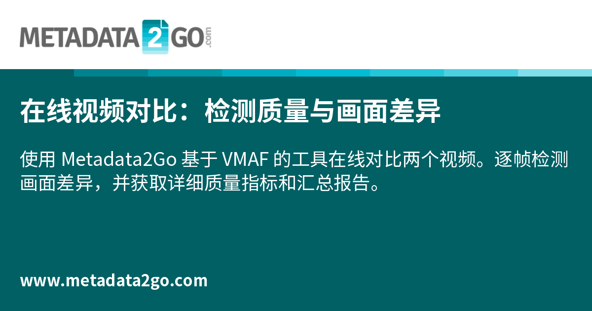 在线视频对比：检测质量与画面差异